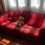 Velvet sofa