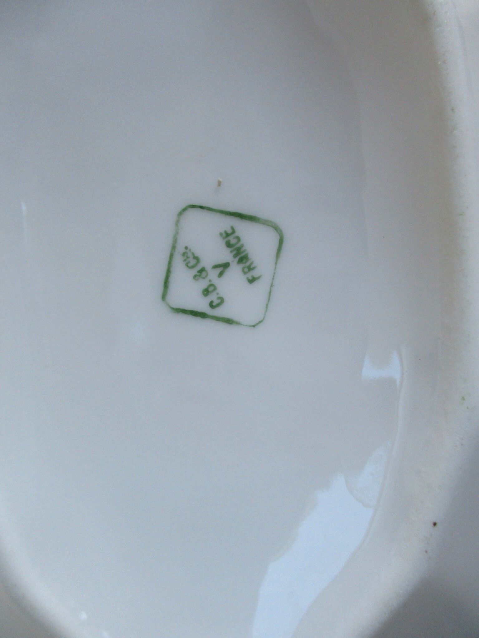 Porcelain dish C. B &Cie V France - art deco