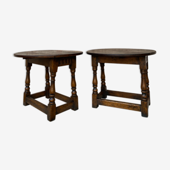 Pair of tables with shutters of cantor XIX eme century
