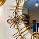Rattan sun mirror 1950s/1960s