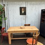 Table de ferme en chêne