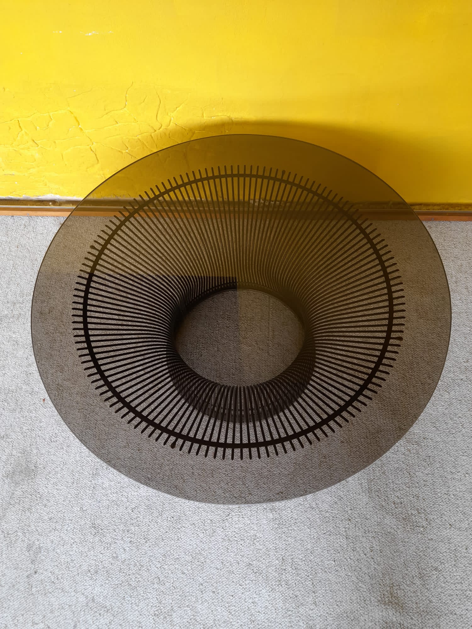 Warren Platner design coffee table for Knoll, bronze finish circa 1960