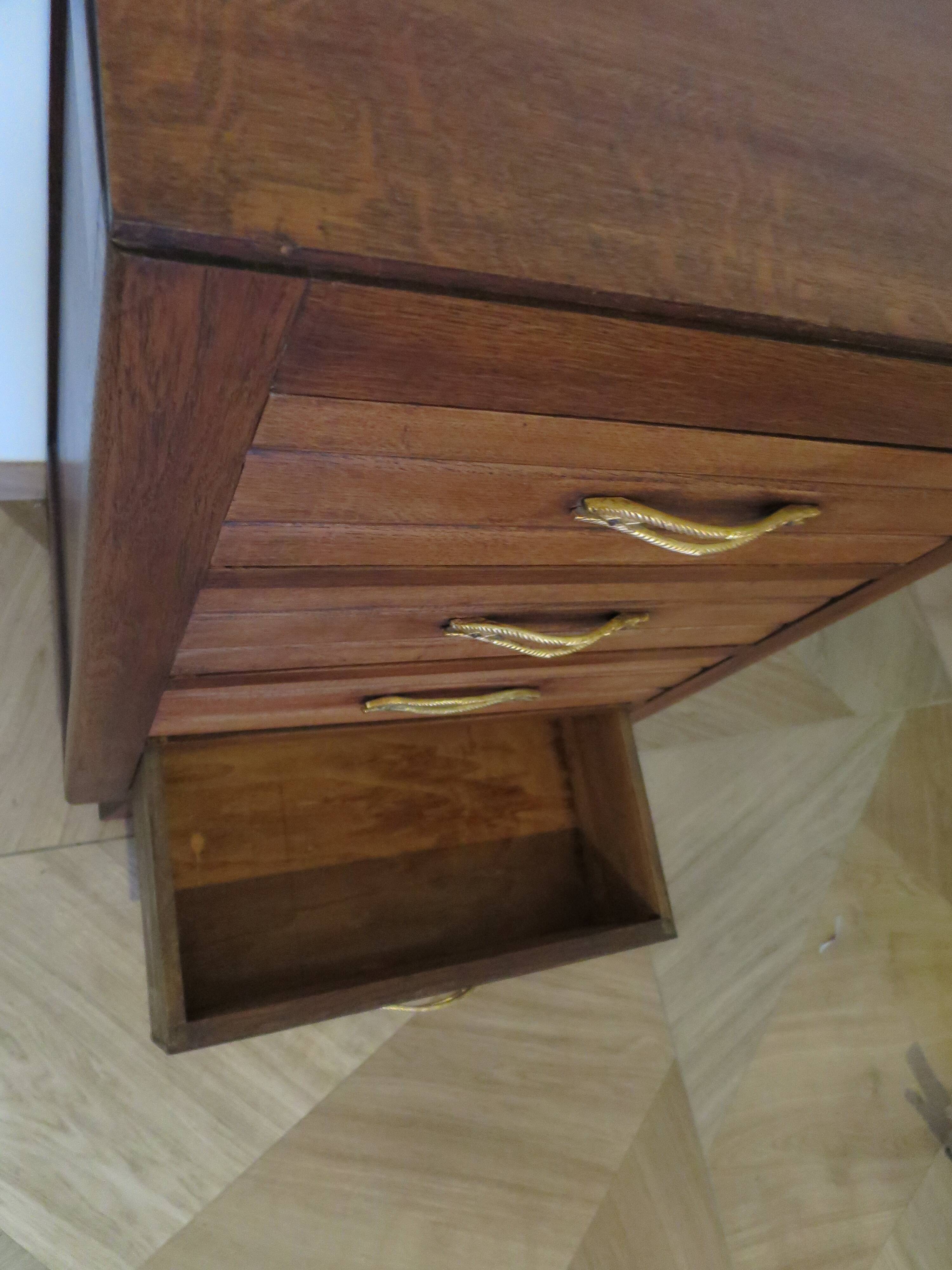 Art Deco style 4-drawer chest of drawers, 1950s
