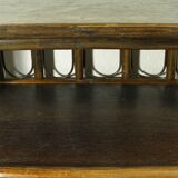 70s rattan hi-fi cabinet