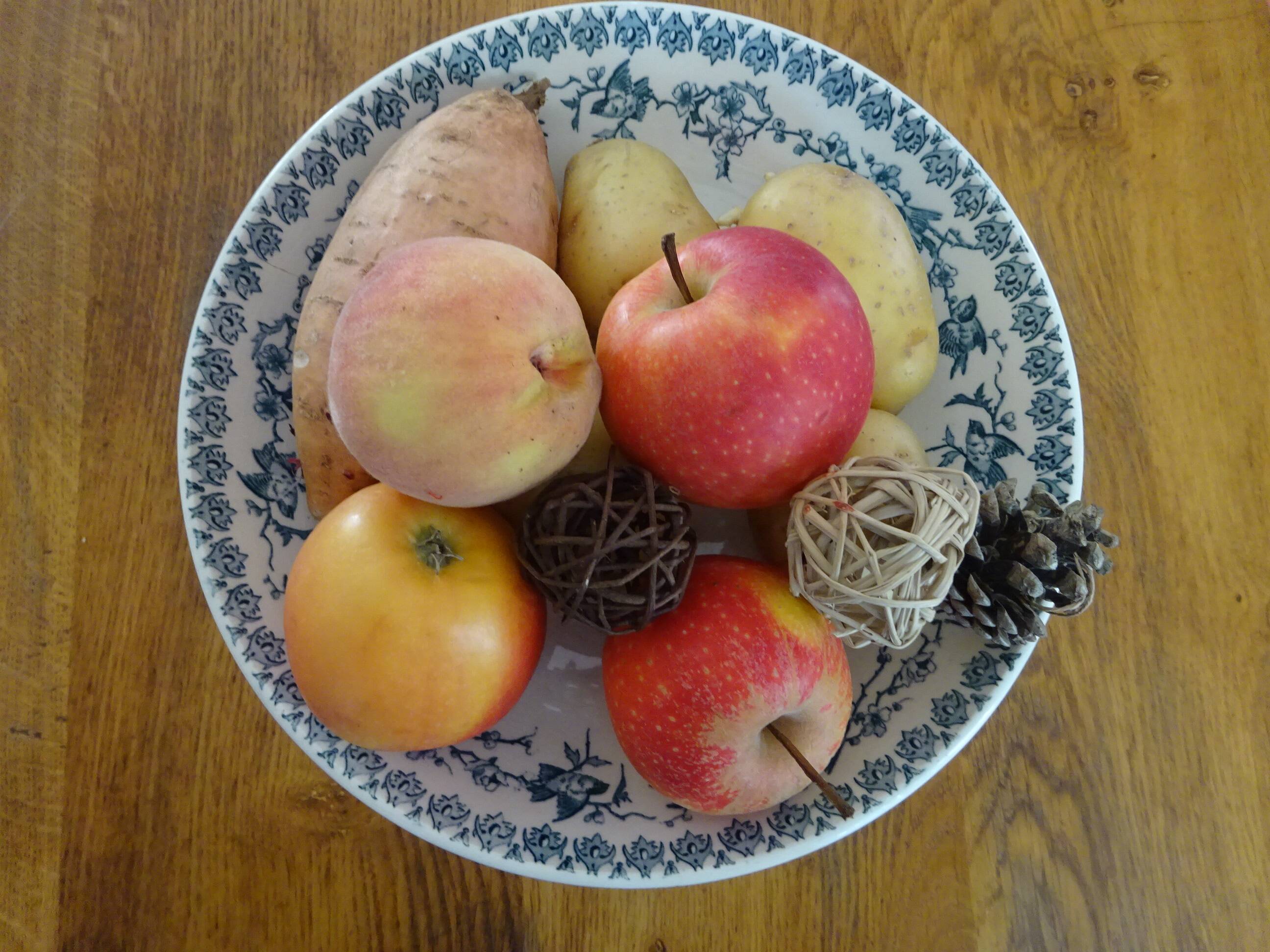 Large compote dish Terre de Fer