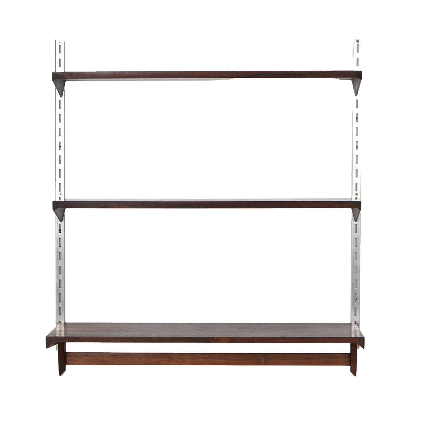Rosewood modular shelving unit, Danish design, 1960s, designer: Kai Kristia