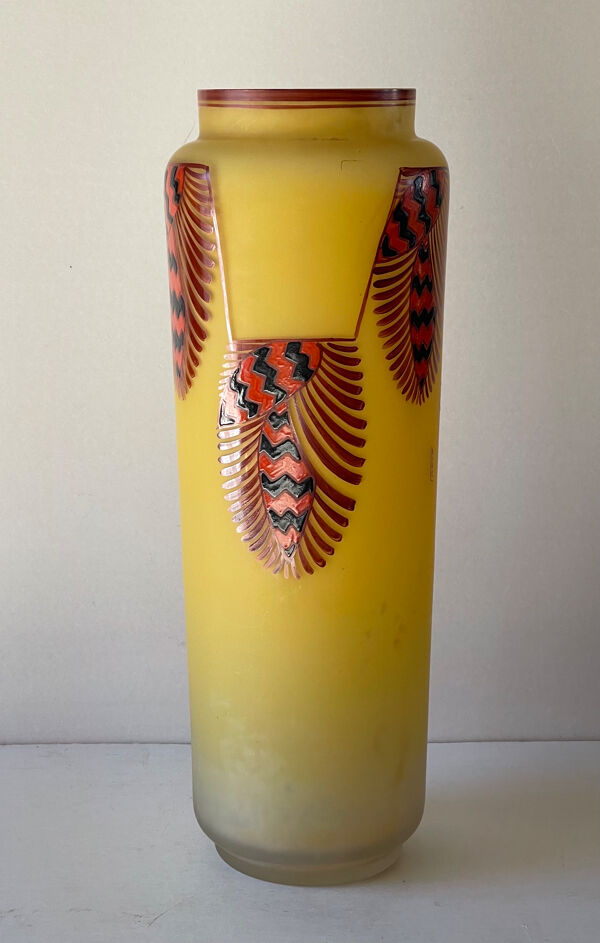 Vase art déco Leune