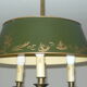 Lustre bouillotte style empire cor de chasse 3feux