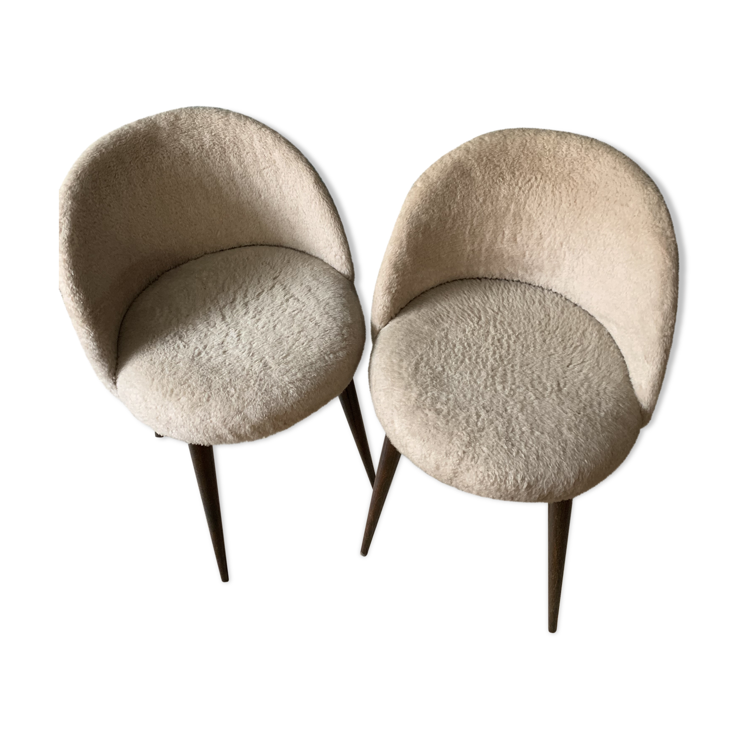 Pair of vintage Moumoute chair