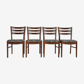 Set of 4 dining chairs by Farstrup