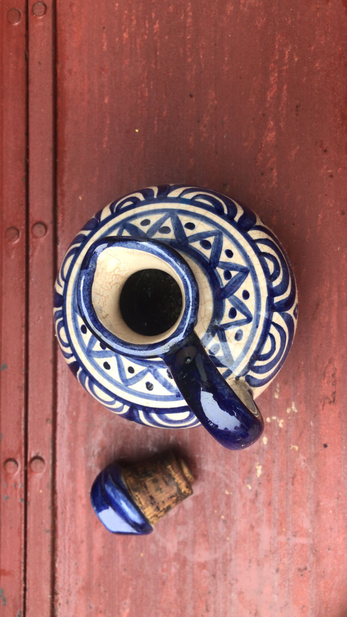 Carafe in earthenware Brittany