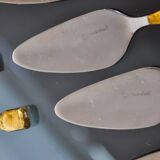 Brutalist dessert cutlery set by David Marshall, Spain, 1970
