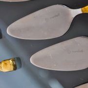 Brutalist dessert cutlery set by David Marshall, Spain, 1970