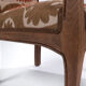 Boho Chic Suzani Embroidered Bergere Chair
