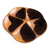 Wooden tray for aperitif, Scandinavian style, vintage