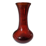 Bubbled glass vase
