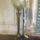 Lampe en bronze et nacre