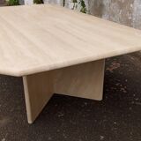 Travertine coffee table