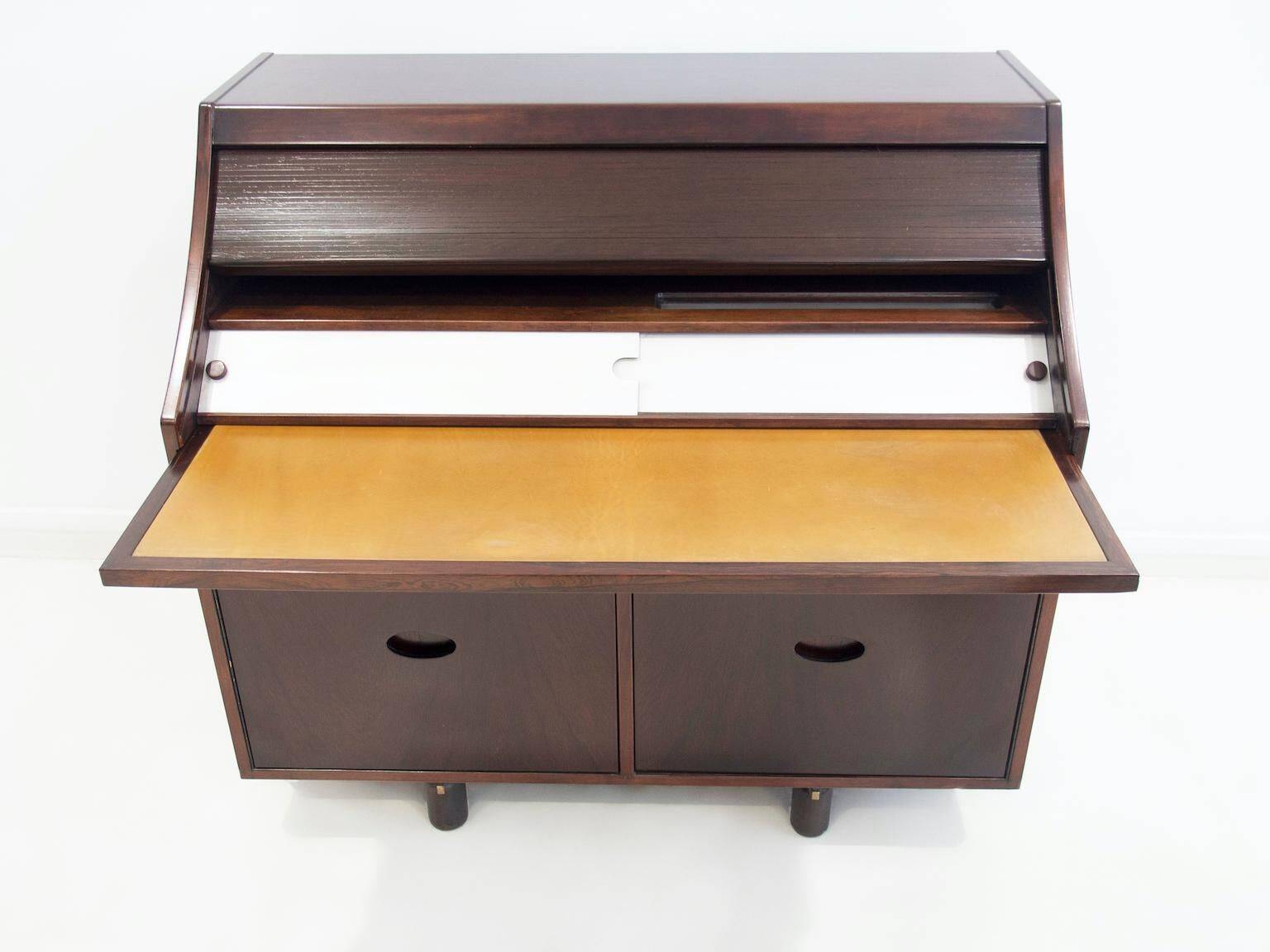 Gianfranco Frattini for Bernini wooden secretary desk