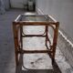Table basse rotin bambou vintage