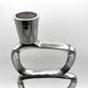 Modernist cast aluminum candle holder • 1980