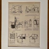 Lithograph on the distillation of 1921