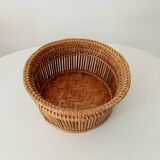 Vintage rattan basket