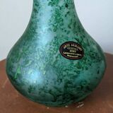 Murano blown glass vase, handcrafted in Italy