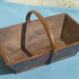 farm basket, harvest, old