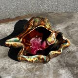 Vintage ceramic seashell trinket tray from Vallauris, 20/17 cm