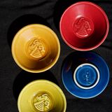 Air France : Old ashtrays / pocket drains / advertising cups in porcelain 1950's