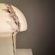 Pair of LIDO mushroom table lamps in brown glass by Peill and Putzler, 1970.
