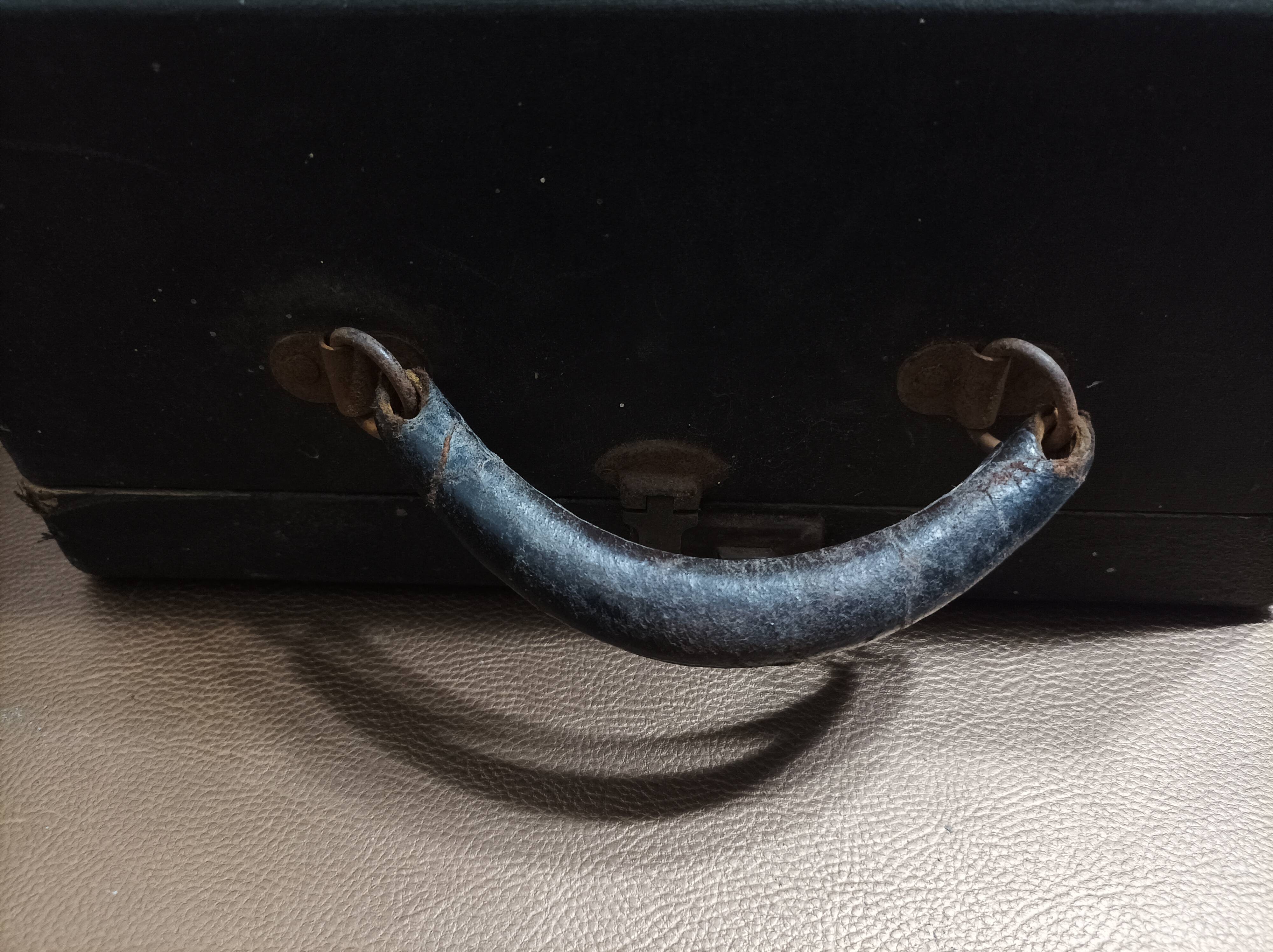 Old portable underwood typewriter