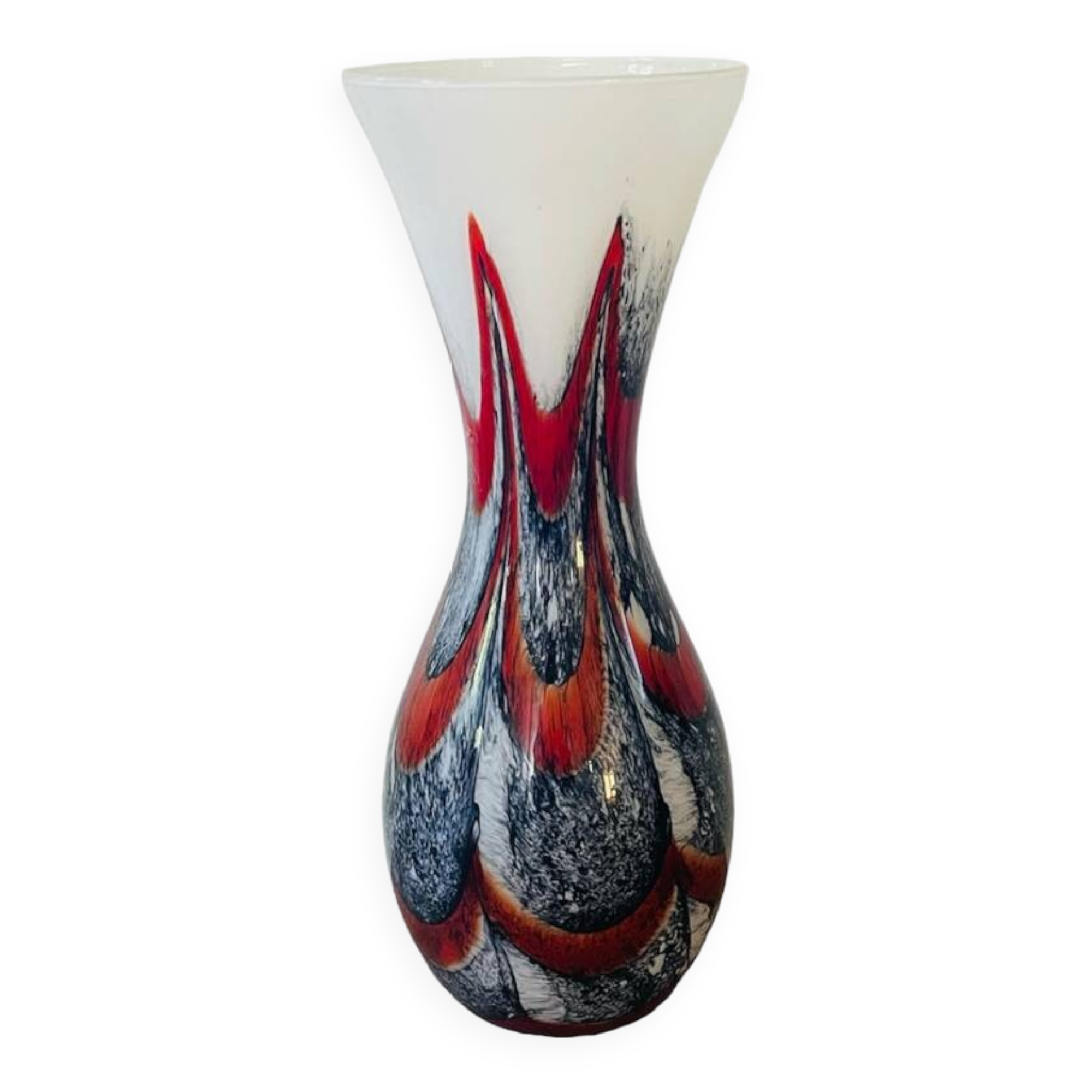 Murano opaline vase Popart 70's