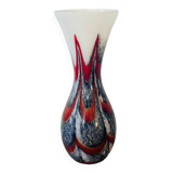 Murano opaline vase Popart 70's