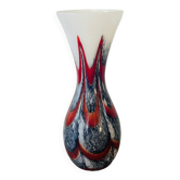 Vase en opaline de Murano Popart 70’s