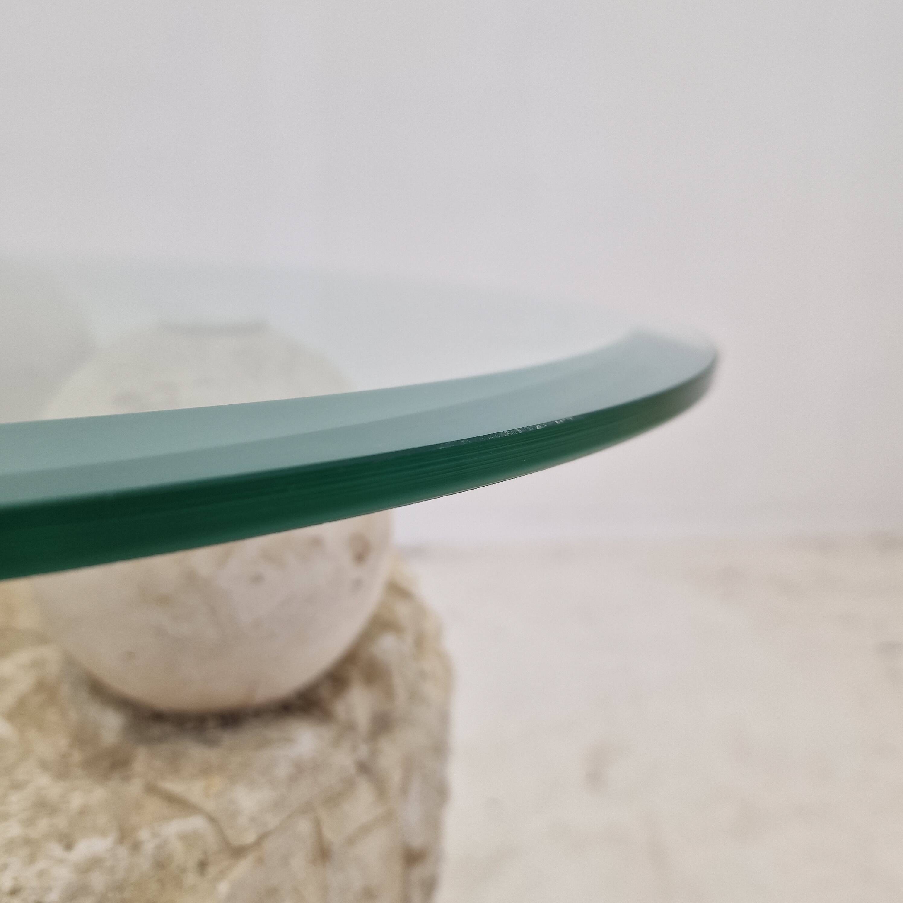 Magnussen Ponte Mactan Stone Coffee or Fossil Stone Table, 1980s