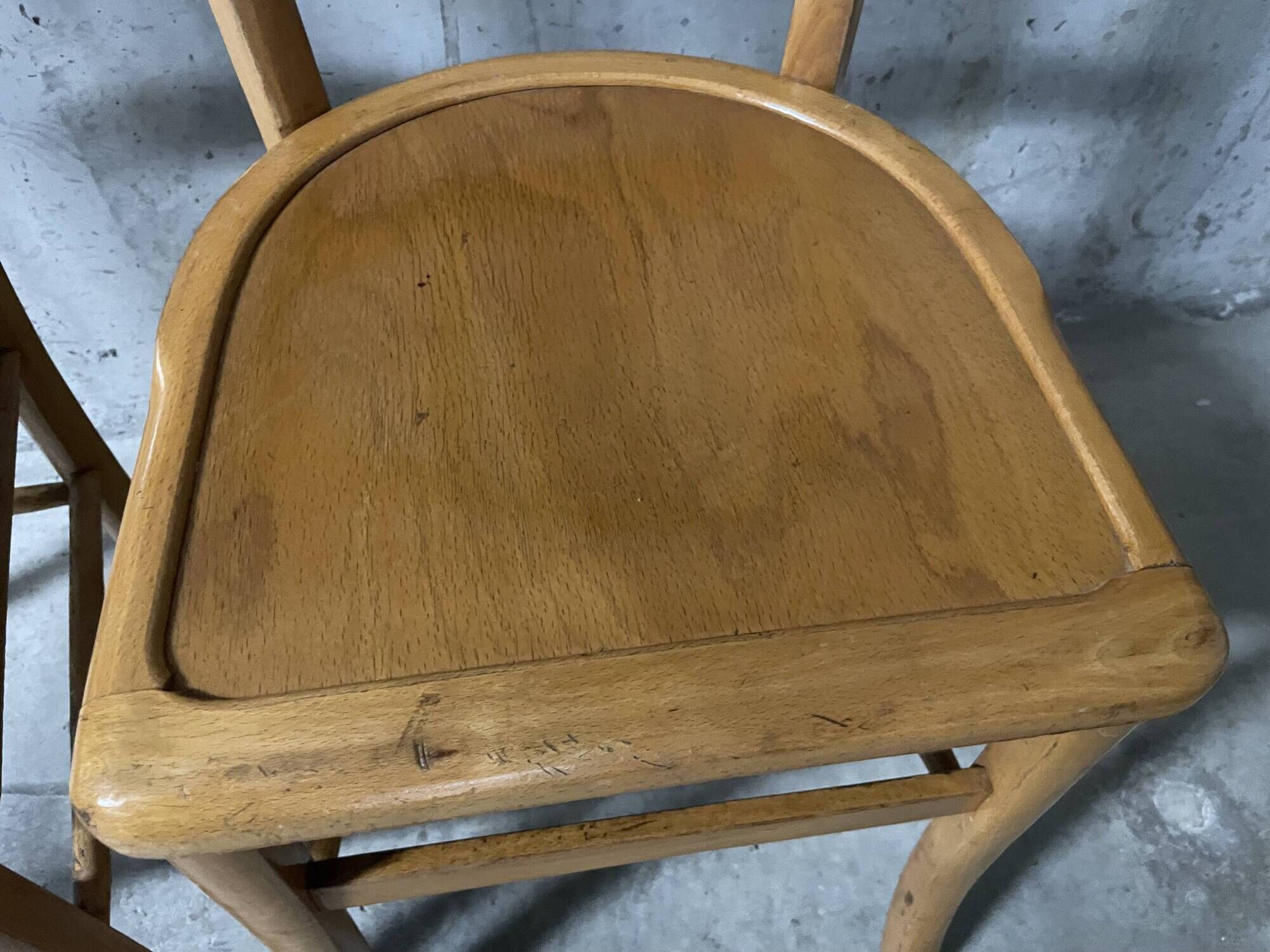 Pair of 1960s bistro chairs