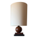 Lampe de table en bois Art Déco, France vers 1930