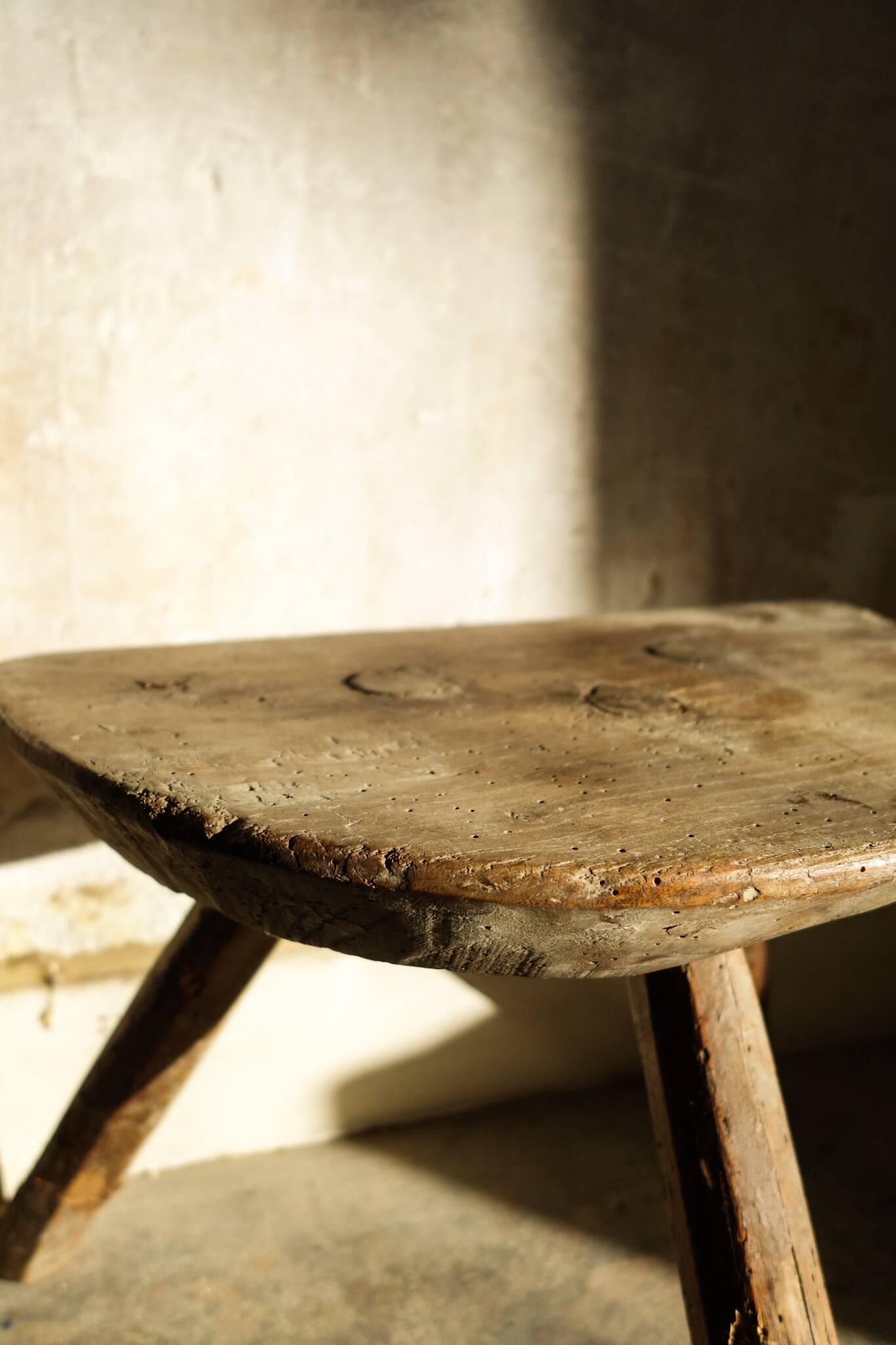 Antique wooden stool