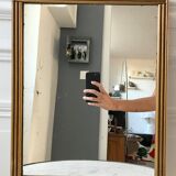 art deco mirror top gilded 30s