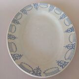 Oval ironstone dish from Moulin des Loups & Hamage, 'Colonial' model