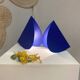 PIO table lamp (L) Mediterranean blue