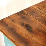 Patinoed wooden table