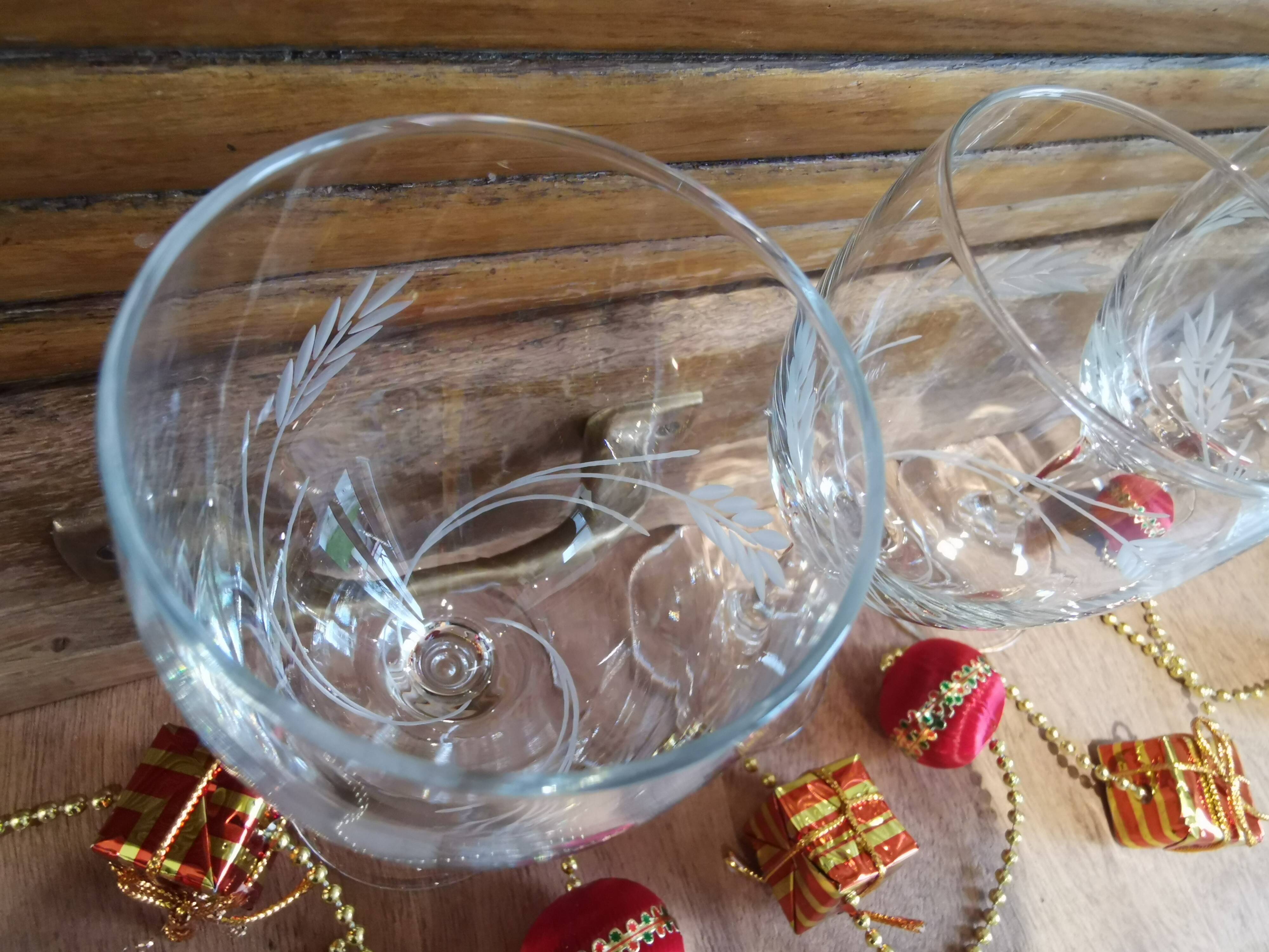 10 wine glasses Luminarc model "sheaf epi de blè"