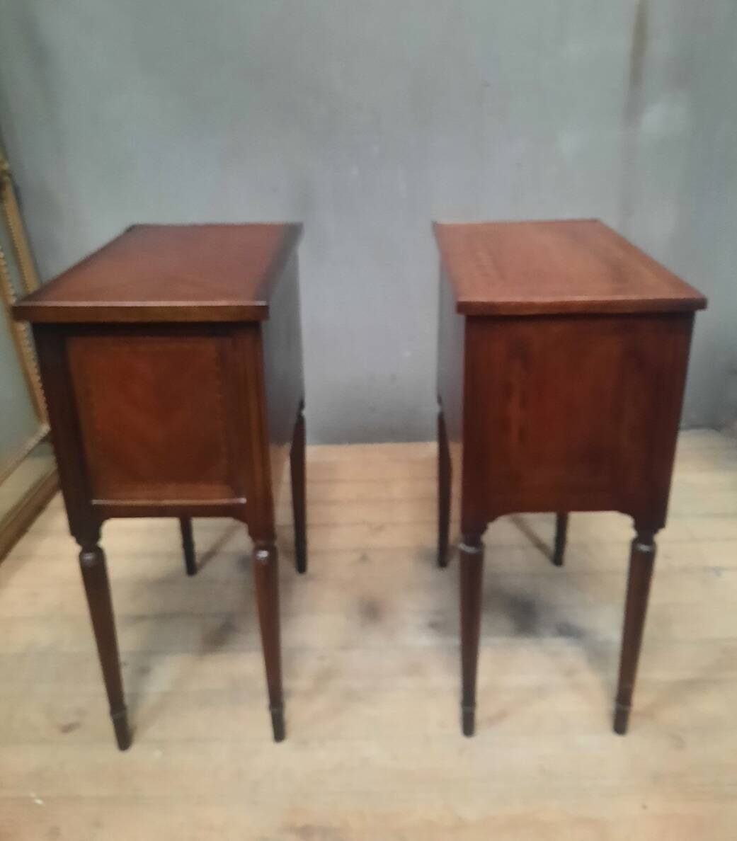 Louis XVI style bedside table from the nineteenth century.