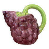 Pichet en barbotine raisin