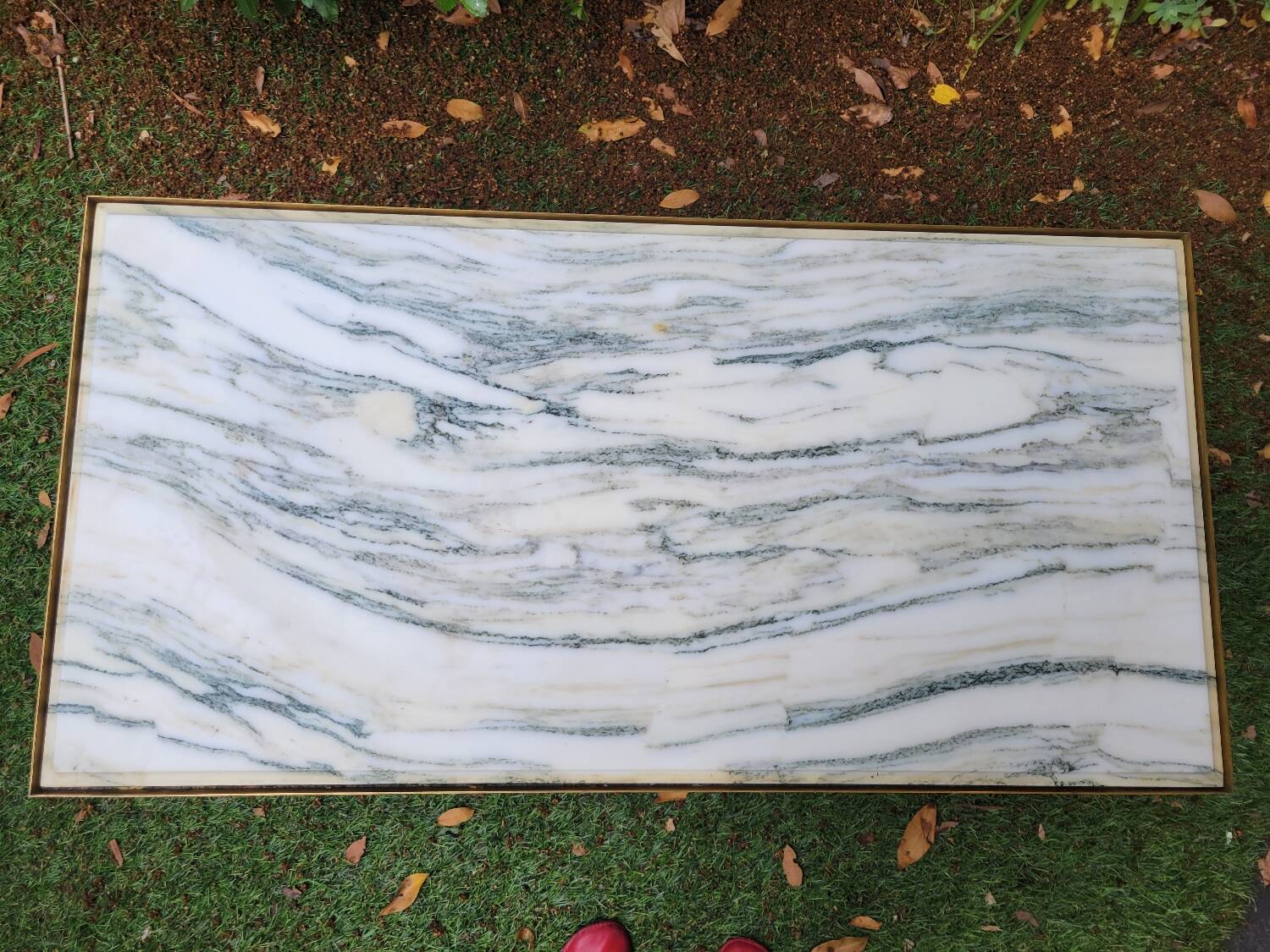 Carrara marble coffee table