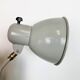 Grey Industrial Cast Iron Wall Light from Elektrosvit, 1960s