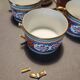 Tea and cake service in porcelain Circa 1950/60